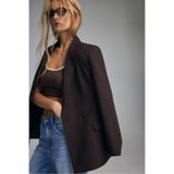 Stradivarius Düğmeli düz blazer ceket