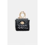 Stradivarius Kapitone mini çanta charmı