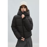 Stradivarius Kapüşonlu basic şişme ceket