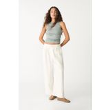 Stradivarius Keten karışımlı culotte pantolon