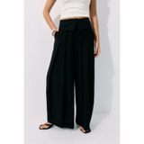 Stradivarius Kıvrık belli geniş paça pantolon