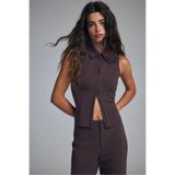 Stradivarius Kopçalı kolsuz bluz
