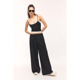 Stradivarius Lastikli bel palazzo jogger pantolon