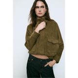 Stradivarius Oversize Suni Süet Ceket