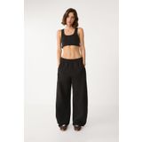 Stradivarius Pamuklu barrel fit pantolon