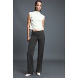 Stradivarius Toka detaylı straight fit pantolon