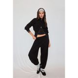 Stradivarius Triko barrel pantolon