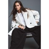 Stradivarius Uzun oversize yumuşak dokulu kaban