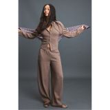 Stradivarius Yumuşak dokulu barrel jogger pantolon