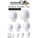 Strafor Kopuk Top 2 Cm 50 Adet Kopuk Top Kure Toplar Yuvarlak Strafor Kopuk Top Okul Deney Hobi Sanat