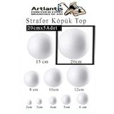 Strafor Kopuk Top 5 Cm 20 Adet Kopuk Top Kure Toplar Yuvarlak Strafor Kopuk Top Okul Deney Hobi Sanat