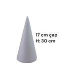 strafor parti dünyası strafor beze-makaron kulesi 30*17 cm