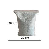 strafor parti dünyası Strafor Köpük Boncuk 100 gram iri taneli 3-4 mm mavili beyazlı renk