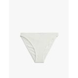 Straight Fit Dokulu Bikini Altı