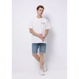 Straight Fit Düşük Bel Düz Erkek Denim Jean Şort