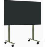 Straight Rollin Tv Standı 40–70", Tekerlekli & Mobil, Şık Siyah Tasarım - Yeşil