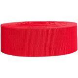 Strapworks Ağır Polipropilen Dokuma - Dış Mekan Kendin Yap Dişli Onarımı için Ağır İş Poli Bantlama, 5,7 cm x 6,5 m - Kırmızı