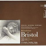 Strathmore (475-14 STR-475-14 Bristol tabak pedi, 15 yaprak, 35,6 x 43,2 cm, beyaz, 14"x17"