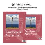 Strathmore Windpower Watercolor Cold Press 15 Yaprak 300 gr Resim Defteri