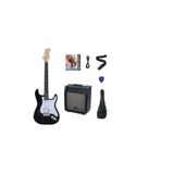 Strauss Esh-211 Bk Elektro Gitar Hss - Siyah Set(ANFİ-SOFTCASE-ASKI-TEL-KABLO-PENA)