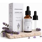 Strauss Home® Lavanta Yağı 30 ml – %100 Saf ve Doğal Lavandula Angustifolia Uçucu Yağı – Buhar Distilasyonu – Aromaterapi, Difüzör, Masaj ve Oda Kokusu Için