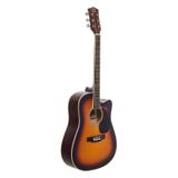 Strauss SA-220 SB Elektro Akustik Gitar - Natural