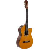 Strauss STN-113CE Elektro Klasik Gitar Ladin Maun