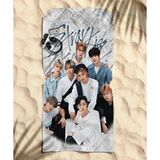 Stray Kids Temalı Plaj Havlusu Çok Renkli