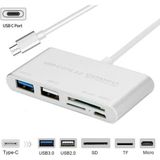 Streak 5'in 1 Bilgisayar Telefon Sd Kart Okuyucu Type-C USB 3.0 Micro Otg