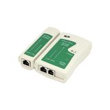 Streak RJ45 / RJ11 Tester Adsl Kablo Test Cihazı Aleti HD251 - Beyaz - Yeşil