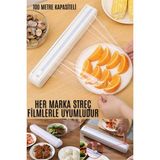 Streç Film Kesme Aparatı Streç Film Kesici Vakum Sabitlemeli Kolay Pratik Streç Film Kesim Kutusu Vakumlu