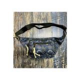Street Bag Etnik Otantik Bohem Desenli Günlük Seyahat Kullanım Omuz ve Bel Çantası
