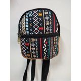 Street Bag Etnik Otantik Desenli Küçük Boy Çanta Günlük Kullanım - Koyu Gri