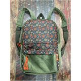 Street Bag Likya Etnik Otantik Bohem Desenli Sırt Çantası Günlük Kullanım Seyehat Çantası - Haki