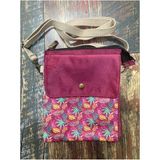 Street Bag Şiraz Etnik Otantik Bohem Omuz Çantası Günlük Seyehat Rahat Omuz Çantası - Koyu Vişne