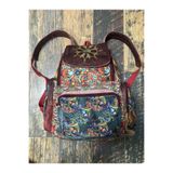 street&bagdnz Patchwork Tasarım Etnik Otantik Sırt Çantası Günlük Seyahat Kullanım