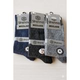Strenna Erkek Yün Çorap 3ADET (Lambswool ) - Asorti - 41 - 45