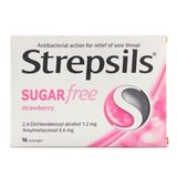 Strepsils 16'lı Şekersiz Çilek Aromalı Pastil
