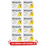Strepsils Bal-Limon Aromalı 24 Pastil 10 adet