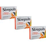 Strepsils C Vitaminli & Portakal Aromalı Pastil 3 Adet Boğaz Ağrısı İçin Antibakteriyel Çözüm
