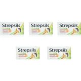 Strepsils Herbal Zencefil 16'Lı Boğaz Pastili 5'Li Paket