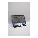 Stres Babacım Stres 3D Kabartmalı Mavi Pleksi Motor Plakalığ