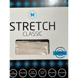 Stretch Battal Boy (King Size) Lastikli Çarşaf Bej - 200x200