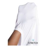 STRETCH Classic Çarşaf Battal Boy Çift Kişilik Beyaz - 200x200 Cm