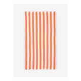 Striped Gauze Pamuk Peştamal Coral 90x175