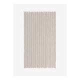 Striped Linen Keten Peştamal Haki 90x190 - Keseli