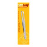 STRLEASY 6278 N Cımbız, Düz İnce Uç, Yüksek Kalite Dayanıklı Metal, Metalik Gri/Gümüş