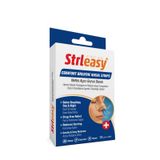 Strleasy Burun Bandı, Nefes Açıcı, 12'li Paket, İlaçsız Formül, Horlama Azaltıcı, Gece ve Gündüz Kullanım, Tek Kullanımlık
