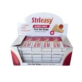 Strleasy Klasik Bez Yara Bandı, 10 Adet, Çinko Oksit Yapışkanlı, Nefes Alabilen, Esnek ve Dayanıklı 30LU PAKET