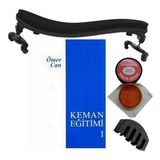 Stromberg Keman Yastığı 4/4 + Ömercan 1 + Kauçuk Keman Susturucusu + Reçine